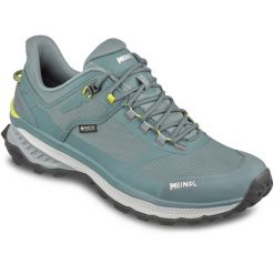 Buty sportowe męskie MEINDL Tahoma GTX z membraną Gore-Tex. Niebieskie buty turystyczne MEINDL, bez wzorów, z gore-texu, bez zapięcia, trekkingowe, gore-tex. Za 899.90 zł.