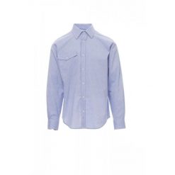 Koszula specjalisty paypera. Niebieskie koszule PAYPER WEAR, bez wzorów, bez kołnierzyka, bez ramiączek. Za 138.00 zł.