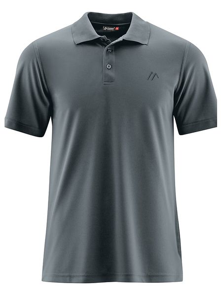 Maier Sports Funkcyjna koszulka polo "Ulrich" w kolorze szarym rozmiar: M. Szare koszulki polo Maier Sports, m, bez wzorów, z materiału, bez kołnierzyka, bez ramiączek, outdoorowe. Za 134.95 zł.