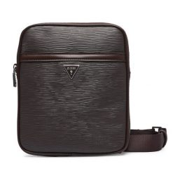 Saszetka Guess. Brązowe saszetki i nerki Guess, z aplikacjami, małe, bez dodatków. Za 324.99 zł.