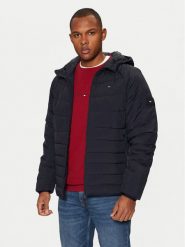 Tommy Hilfiger Kurtka zimowa MW0MW37641 Granatowy Regular Fit. Niebieskie kurtki Tommy Hilfiger, na zimę, m, bez wzorów, z syntetyku, bez kaptura. Za 839.99 zł.