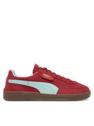 Puma Sneakersy Super Team SD 398528 08 Bordowy. Czerwone buty sportowe casual Puma, bez wzorów, ze skóry, bez zapięcia. Za 499.99 zł.