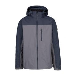 Kurtka Wodoodporna Męska Curbridge TP75. Niebieskie kurtki Trespass, m, bez wzorów, bez kaptura. Za 239.99 zł.