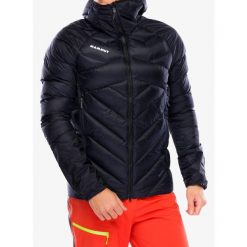 Kurtka puchowa męska Mammut Taiss IN Hooded Jacket. Czarne kurtki Mammut, m, bez wzorów, z puchu, bez kaptura. Za 1,871.80 zł.