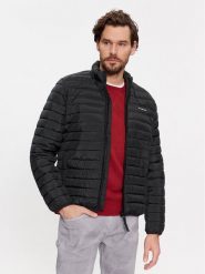 Pepe Jeans Kurtka przejściowa Henry PM402780 Czarny Regular Fit. Czarne kurtki Pepe Jeans, l, bez wzorów, z jeansu, bez kaptura. Za 379.99 zł.