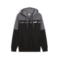 Męska rozpinana bluza z kapturem Around the Block PUMA Cool Dark Gray. Szare bluzy z kapturem Puma, m, bez wzorów, z dzianiny, z kapturem. W wyprzedaży za 174.00 zł.