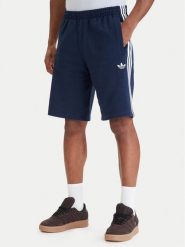 Adidas Szorty sportowe 3-Stripes KE3565 Granatowy Regular Fit. Niebieskie krótkie spodenki sportowe Adidas, m, bez wzorów, z bawełny. Za 179.99 zł.
