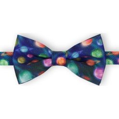 Mucha Męska, Motyw Kosmiczny, Granatowa, Bez Poszetki -EM Men's Accessories. Niebieskie krawaty i muchy Em men's accessories, bez wzorów. Za 49.99 zł.