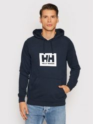 Helly Hansen Bluza Hh Box 53289 Granatowy Regular Fit. Niebieskie bluzy Helly Hansen, m, bez wzorów, z bawełny, bez kaptura. Za 229.99 zł.