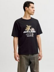 Jack & Jones Koszulka "Gradient" w kolorze czarnym rozmiar: XXL. Czarne bezrękawniki Jack & Jones, xxl, bez wzorów, z bawełny, bez kołnierzyka, bez ramiączek. Za 41.59 zł.