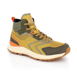 Buty trekkingowe dla dorosłych - TARAGHA - Curry. Żółte buty turystyczne Kimberfeel, bez wzorów, bez zapięcia, trekkingowe. Za 485.10 zł.