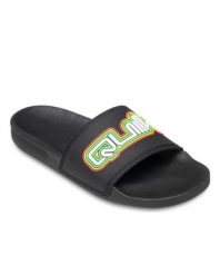 Sandały wsuwane dla Mężczyzn RIVI Czarny. Czarne sandały Quiksilver, z gumy, bez zapięcia. Za 169.99 zł.