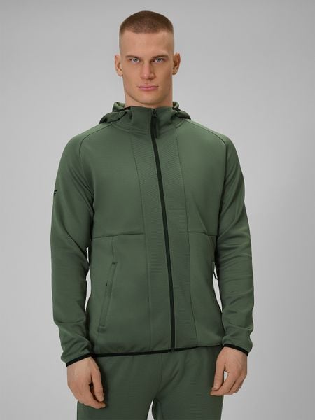4F Bluza treningowa regular szybkoschnąca męska - khaki XL. Brązowe bluzy 4F, m, bez wzorów, z materiału, bez kaptura. Za 269.99 zł.