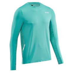 Koszulka sportowa z długim rękawem CEP męska. Szare koszulki z długim rękawem CEP, m, bez wzorów, bez ramiączek. Za 209.00 zł.