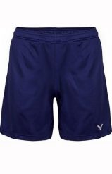 Spodenki do badmintona dla dorosłych Victor 4866. Niebieskie krótkie spodenki sportowe Victor, s, bez wzorów, z materiału. Za 159.99 zł.
