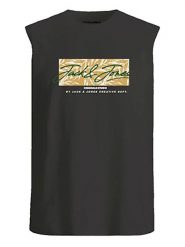 Jack & Jones Koszulka w kolorze czarnym rozmiar: XL. Czarne bezrękawniki Jack & Jones, xl, bez wzorów, z bawełny, bez kołnierzyka, bez ramiączek. Za 43.99 zł.