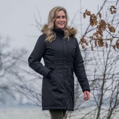 Parka Horka Typhoon. Czarne kurtki przeciwdeszczowe HORKA, bez wzorów, bez kaptura. W wyprzedaży za 585.00 zł.