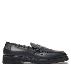 Półbuty KARL LAGERFELD. Czarne eleganckie półbuty KARL LAGERFELD, bez wzorów, bez obcasa, bez zapięcia. Za 749.99 zł.