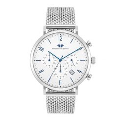 Rhodenwald & Söhne Chronograf Arakon Srebrny Stal nierdzewna Srebrny Zegarki męskie 1 ct Męskie. Szare, analogowe zegarki Rhodenwald & Söhne, srebrne. Za 2,249.99 zł.