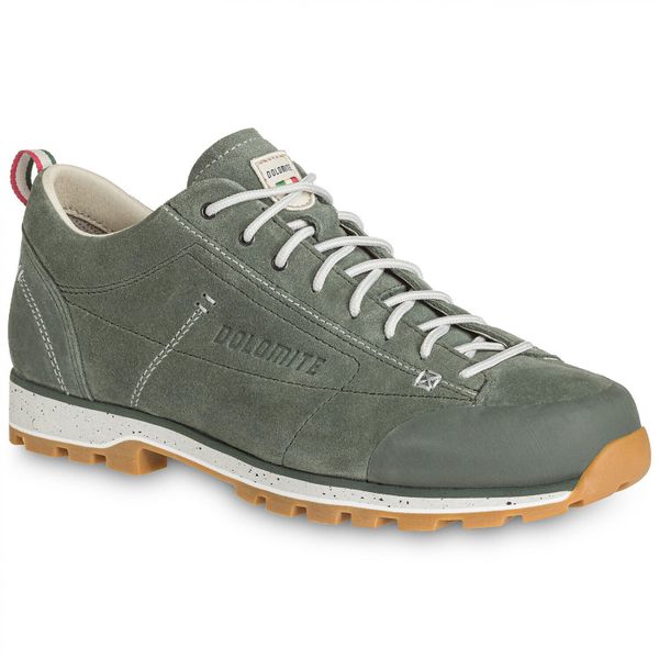 Buty trekkingowe męskie Dolomite Cinquantaquattro Low EVO. Zielone buty turystyczne Dolomite, bez wzorów, z gumy, bez zapięcia, trekkingowe. Za 896.00 zł.