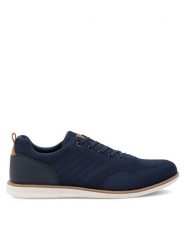 Lanetti Półbuty MP07-02108-01 Granatowy. Niebieskie eleganckie półbuty Lanetti, bez wzorów, z materiału, bez obcasa, bez zapięcia. Za 169.99 zł.