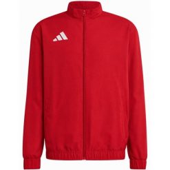 Bluza męska adidas Entrada 26 Presentation. Czerwone bluzy Adidas, m, bez wzorów, z poliesteru, bez kaptura. Za 134.99 zł.