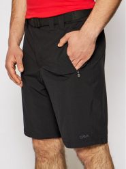 CMP Szorty materiałowe 3T51847 Czarny Regular Fit. Czarne krótkie spodenki sportowe CMP, m, bez wzorów, z materiału. Za 169.99 zł.