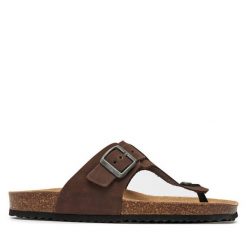 Japonki Geox. Brązowe japonki Geox, bez wzorów. Za 229.99 zł.
