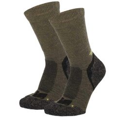 Skarpety turystyczne - Wełna Merino - Multi zielone - 2 pary. Zielone skarpety Xtreme, bez wzorów, z poliamidu. Za 143.29 zł.