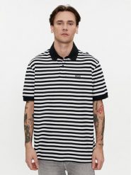 Boss Polo Palesstripe 50513604 Czarny Regular Fit. Czarne koszulki polo Boss, m, bez wzorów, z bawełny, bez kołnierzyka, bez ramiączek. Za 239.99 zł.