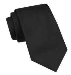 Modny Krawat Męski - Alties - Klasyczna Czerń, Jednokolorowy. Krawaty i muchy Alties, bez wzorów, z tkaniny. Za 49.00 zł.