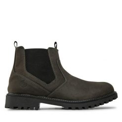 Sztyblety Lumberjack. Szare botki sznurowane Lumberjack, bez wzorów, bez obcasa, bez zapięcia. Za 469.99 zł.