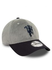 New Era Czapka z daszkiem Microcord 3930 Man U 60432036 Szary. Szare czapki z daszkiem New Era, bez wzorów, z materiału. Za 159.99 zł.