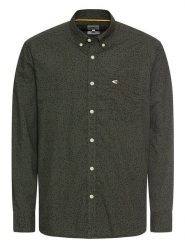 Camel Active Koszula - Regular fit - w kolorze ciemnozielonym rozmiar: XXL. Zielone koszule Camel Active, xxl, bez wzorów, z bawełny, bez kołnierzyka, bez ramiączek. Za 143.56 zł.