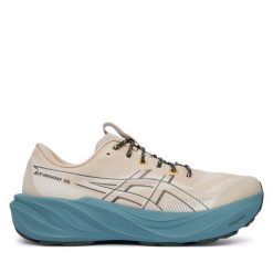 Buty do biegania Asics. Brązowe buty do biegania ASICS, bez wzorów, bez zapięcia, do biegania. Za 659.99 zł.