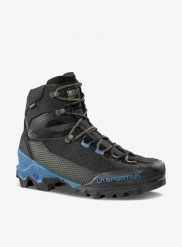 Buty w góry La Sportiva Aequilibrium ST GTX. Niebieskie buty turystyczne La Sportiva, bez wzorów, z gore-texu, bez zapięcia, trekkingowe, gore-tex. Za 1,696.65 zł.