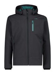 CMP Kurtka softshellowa w kolorze antracytowym rozmiar: 56. Czarne kurtki outdoor i hardshell CMP, s, bez wzorów, bez kaptura. Za 170.07 zł.