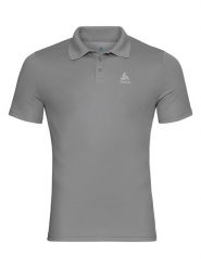Odlo Funkcyjna koszulka polo "F-Dry" w kolorze szarym rozmiar: S. Szare koszulki polo ODLO, s, bez wzorów, z tkaniny, bez kołnierzyka, bez ramiączek. Za 141.52 zł.