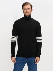Richmond X Golf Artus UMA24102LU Czarny Regular Fit. Czarne golfy RICHMOND X, m, bez wzorów, z syntetyku, bez kołnierzyka, bez ramiączek. Za 419.99 zł.