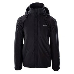 Kurtka Męska Helmo 3 W 1. Czarne kurtki Hi-tec, m, bez wzorów, bez kaptura. Za 380.99 zł.