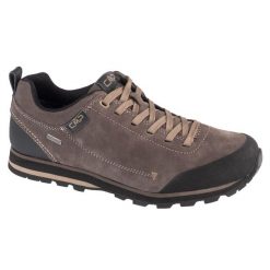 Buty trekkingowe męskie CMP Elettra Low Hiking Wp. Brązowe trekkingi CMP, bez wzorów, z gumy, bez zapięcia. Za 324.15 zł.