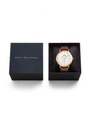 Daniel Wellington Zegarek Classic St Mawes DW00100869 Brązowy. Brązowe, analogowe zegarki Daniel Wellington. Za 769.99 zł.