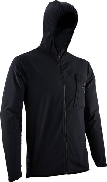 Kurtka rowerowa MTB męska Leatt Trail 1.0. Czarne kurtki LEATT, m, bez wzorów, z materiału, bez kaptura. Za 409.99 zł.
