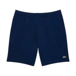 Szorty sportowe Lacoste z bawełny w kolorze granatowym. Niebieskie krótkie spodenki sportowe LACOSTE, m, bez wzorów, z bawełny. Za 403.75 zł.