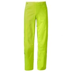 Spodnie przeciwdeszczowe VAUDE Moab. Żółte odzież kompresyjna Vaude, l, bez wzorów, z materiału, rowerowe. Za 570.90 zł.