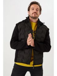 Garcia Kurtka softshellowa w kolorze czarnym rozmiar: XL. Czarne kurtki outdoor i hardshell Garcia, xl, bez wzorów, bez kaptura. Za 198.10 zł.