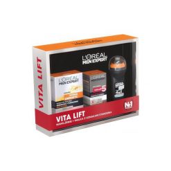 Loreal Men Expert Vita Lift Zestaw dla mężczyzn Woda po goleniu 100ml + nawilżający krem do twarzy 50ml + Dezodorant 150ml. Kremy i balsamy marki Loreal. Za 55.45 zł.