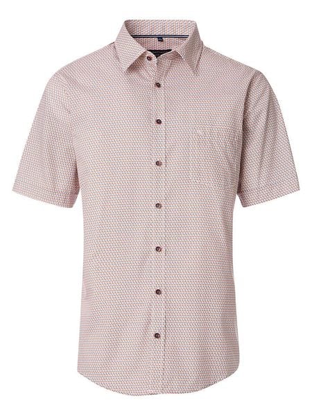 CASAMODA Koszula - Casual fit - w kolorze pomarańczowym rozmiar: M. Pomarańczowe koszule CASAMODA, m, bez wzorów, z bawełny, bez kołnierzyka, bez ramiączek. Za 83.03 zł.