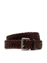 Guess Pasek Męski BMAVLW P5235 Brązowy. Brązowe paski Guess, z aplikacjami, ze skóry. Za 209.99 zł.