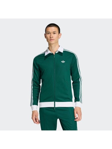 Adidas Bluza adicolor Classic KE1666 Zielony Slim Fit. Zielone bluzy Adidas, m, bez wzorów, z syntetyku, bez kaptura. Za 329.99 zł.